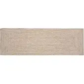 vidaXL Vloerkleden Natuurlijk en Wit 80 x 200 cm Jute