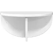 vidaXL Wandplank Muurmontage Hoogglans wit 38 x 19 x 19 cm