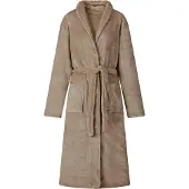 vidaXL Badjas zonder Kap Kameel xxxl Flanel