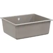 vidaXL Wasbak Grijs 530 x 460 mm 80% Kwarts en 20% Hars