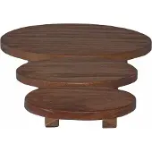 vidaXL Plantenkruk 3 st Naturel 29 x 29 x 3,5 cm Mahonie Hout