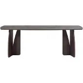 Woood Veere Eettafel - Massief Eikenhout - Mystic Brown - 220 x 100