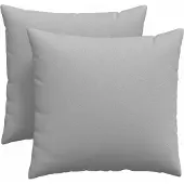 vidaXL Zitkussens 2 pcs Stof Wolkgrijs 45 x 45 cm