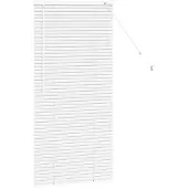vidaXL Venetiaanse jaloezie Wit 130 x 65 cm 25 mm Aluminium