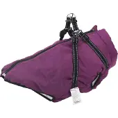 vidaXL Hondenjas Paars L44 Fleece en polyester