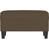 vidaXL Bankje 100x35x41 cm stof bruin