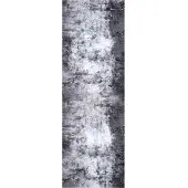 vidaXL Keuken Tapijt Grijs 300 x 60 cm Fluweel