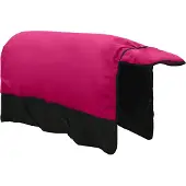 vidaXL Paardendeken Roze en Zwart 125 cm Polyester