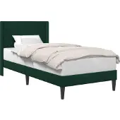 vidaXL Bedframe met hoofdeinde Donkergroen 80 x 200 cm Fluweel