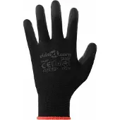 vidaXL Werkhandschoenen 24 pcs Zwart 7 / S Polyester