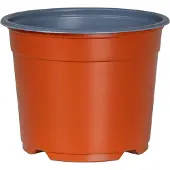 vidaXL Ronde Bloempot 50 st Terracotta Ø 10 x 8 cm Kunststof
