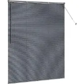 vidaXL Venetiaanse jaloezie Donkergrijs 175 x 140 cm 25 mm Aluminium
