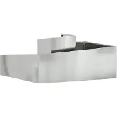 vidaXL Plantenbak zilver 100 x 100 x 50 cm Gegalvaniseerd staal