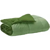 vidaXL Volledig Jaar Dekbed Gekwilt Groen 140 x 220 cm Microvezel