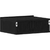 vidaXL Nachtkastjes zwevend 2 st 40x32x15 cm bewerkt hout zwart eiken