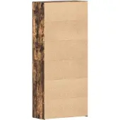 vidaXL Schoenenkast 80 x 35.5 x 180 cm Bewerkt hout Multikleur