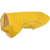 vidaXL Hondenregenjas met reflecterende strips polyester geel XS
