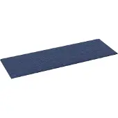 vidaXL Wand Hoofdbord 12 st 90 x 30 cm Blauw Stof