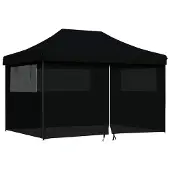 vidaXL Partytent Zwart 279 x 410 x 315 cm Oxford Stof