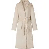 vidaXL Badjas zonder Kap Beige xxxl Flanel