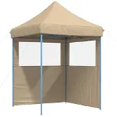 vidaXL Partytent Beige 200 x 200 x 306 cm Oxford Stof