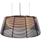 Kapego Filo Sat 342032 Hanglamp LED, Halogeen E27 60 W Zwart