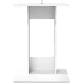 vidaXL Bijzettafel Wit 45 x 40 x 62,5 cm Bewerkt hout