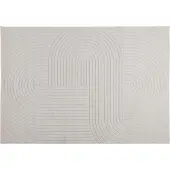 vidaXL Vloerkleden Rechthoekig PALMERAS Crème 280 x 200 cm Polyester