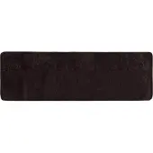 vidaXL Tapijt Runner MARSA Antraciet 100 x 350 cm Polyester en PVC