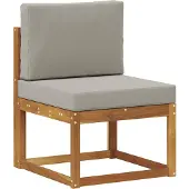 vidaXL Buiten Midden Sofa Massief Acacia Hout