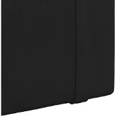 vidaXL Hangend hoofdbord Zwart Stof