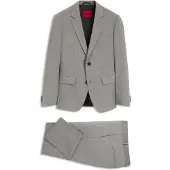 HUGO Tweedelig slim-fit pak van een wolmix Maat 44