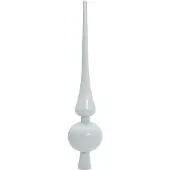 vidaXL Kunstmatige Hinged Kerstboom Wit 300 cm PVC en Staal