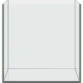 vidaXL Aquarium met opslag Doorzichtig 30 x 30 x 30 cm Glas