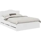 vidaXL Bedframe met lade met opslag Wit 160 x 200 cm Ingenieurshout