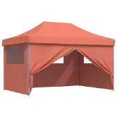 vidaXL Partytent Terracotta 292 x 440 x 315 cm Oxford Stof