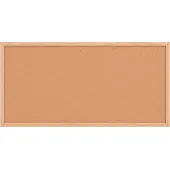 vidaXL Kurkbord met massief grenenhouten frame 60x30 cm