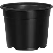 vidaXL Ronde Bloempot 50 st Zwart Ø 10 x 8 cm Kunststof
