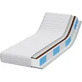 vidaXL Matras Wit 70 x 200 cm Pocketveer