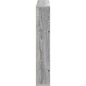 vidaXL Tijdschriftenrek Grijs Sonoma 80 x 12 x 70 cm Bewerkt hout