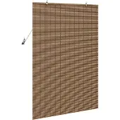 vidaXL Bamboe rolmat, bruin, 120 x 160 cm