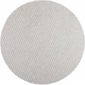 vidaXL Binnen kleed LUGO Crème en Grijs Ø 160 CM Polyester