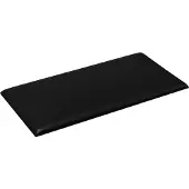 vidaXL Wand Hoofdbord 12 st 60 x 30 cm Zwart Stof