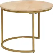 vidaXL Nestelbare salontafel, 3 stuks, bruin, 60 x 60 x 45 cm