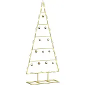 vidaXL Metalen kerstboom Goud 90 cm Poedercoated staal