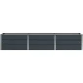 vidaXL Plantenbak Antraciet 240 x 80 x 45 cm Staal
