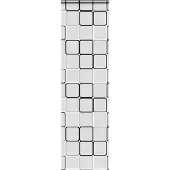 vidaXL Doucherolgordijn met cassette 60x240 cm stofbreedte 56 cm