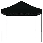 vidaXL Partytent, 292 x 440 x 315 cm, zwart, Oxford-stof