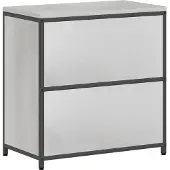 vidaXL Keukenopbergkast HATTEM, zilver, 90 x 50 x 92 cm, staal