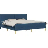 vidaXL Bedframe Blauw 180 x 200 cm Polyester